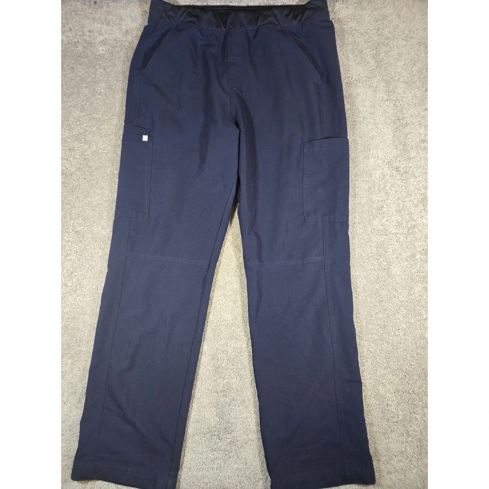 Figs Men's Axim Cargo Scrub Pants Size 2XL Navy Technical Collection Scrub Pants